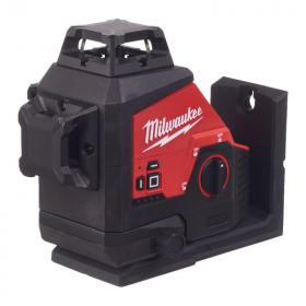 M12 3PL-401C - Laser 3-płaszczyznowy 360° z zieloną wiązką 12 V, 4.0 Ah, w walizce, z akumulatorem i ładowarką