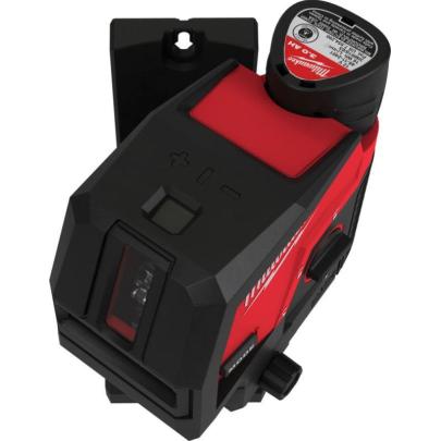 M12 CLLP-301C - Laser krzyżowy liniowo-punktowy z zieloną wiązką 12 V, 3.0 Ah, w walizce, z akumulatorem i ładowarką