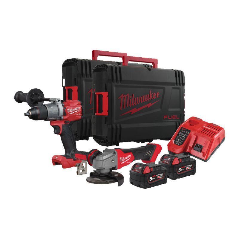M18 FPP2AB2-502X - Zestaw POWERPACK M18™, 2 x 5.0 Ah + ładowarka, w walizce M18 FPP2AB2-502X - Zestaw POWERPACK M18™, 2 x 5.0 Ah + ładowarka, w walizce