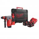 M18 CHPX-802X - High performance 4-mode SDS-Plus hammer 18 V, 8.0 Ah, FUEL™, in case, with 2 batteries and charger