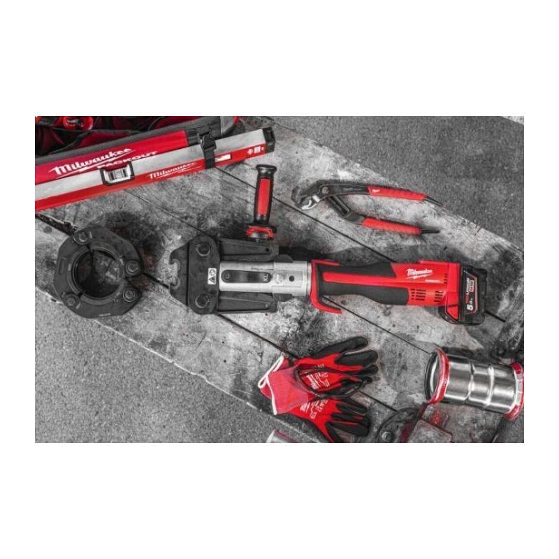 M18 BLHPTXL-502P - Bezszczotkowa zaciskarka do rur XL 18 V, 5.0 Ah FORCE LOGIC™, w skrzyni PACKOUT z 2 akumulatorami i ładowarką