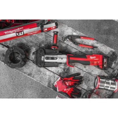 M18 BLHPTXL-502P - Bezszczotkowa zaciskarka do rur XL 18 V, 5.0 Ah FORCE LOGIC™, w skrzyni PACKOUT z 2 akumulatorami i ładowarką