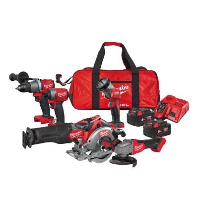 M18 FPP6K2-502B - Zestaw POWERPACK M18™, M18 FPD2, M18 FID2, M18 CCS55, M18 FSZ, M18 FSAG125X, M18 TLED, 2 x 5.0 Ah + ładowarka