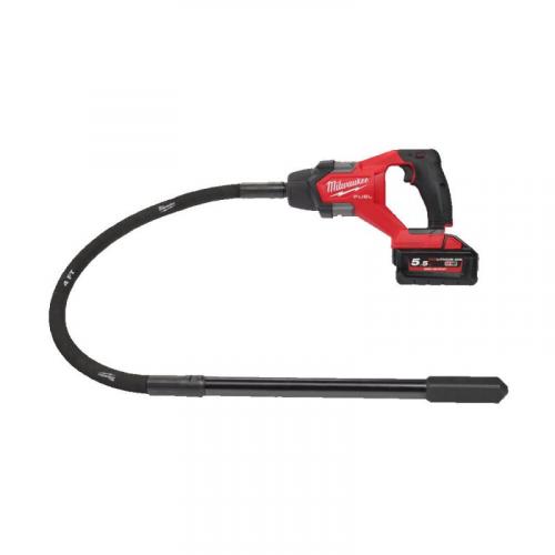M18 FCVN12-551 - Needle concrete vibrator 1.2 m, 18 V, 5.5 Ah, FUEL™, with battery and charger