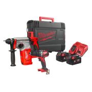 M18 PP2C2-502X - Zestaw POWERPACK M18™, M18 BLPD2, M18 BLH, 2 x 5.0 Ah + ładowarka, w walizce