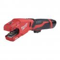M12 PCSS-202C - Pipe cutter stainless steel 12 V, 2.0 Ah, RAPTOR™, in case, with 2 batteries and charger