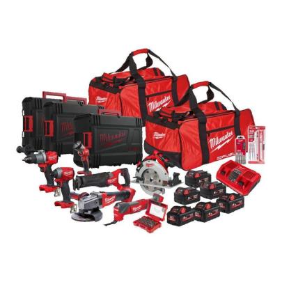M18 PP8A-586P - Zestaw POWERPACK M18™, M18 FDD2, M18 FID2, M18 CAG125X, M18 BLCS66, M18 FMT, M18 FSZ, M18 TLED