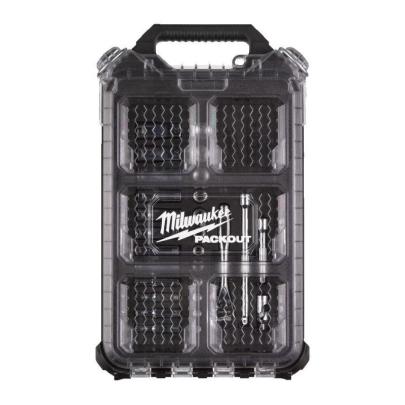 4932478812 - Zestaw nasadek 1/4" z grzechotką i akcesoriami, w organizerze Slim PACKOUT™ średnim (28 szt.)
