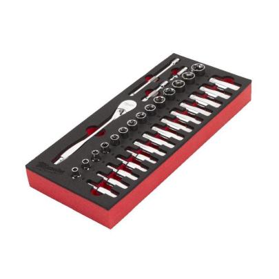 4932479825 - Moduł nasadek i akcesoriów 3/8", 6 - 19 mm (32 szt.), wkładka piankowa