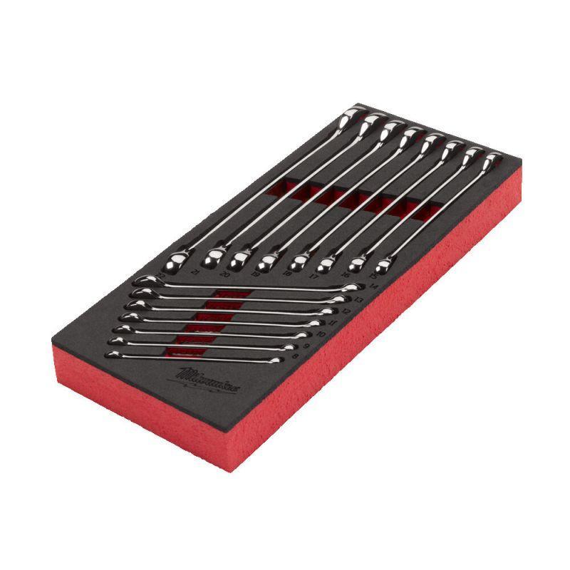 4932479827 - Moduł kluczy płasko-oczkowych Maxbite, 8 - 22 mm (15 szt.), wkładka piankowa