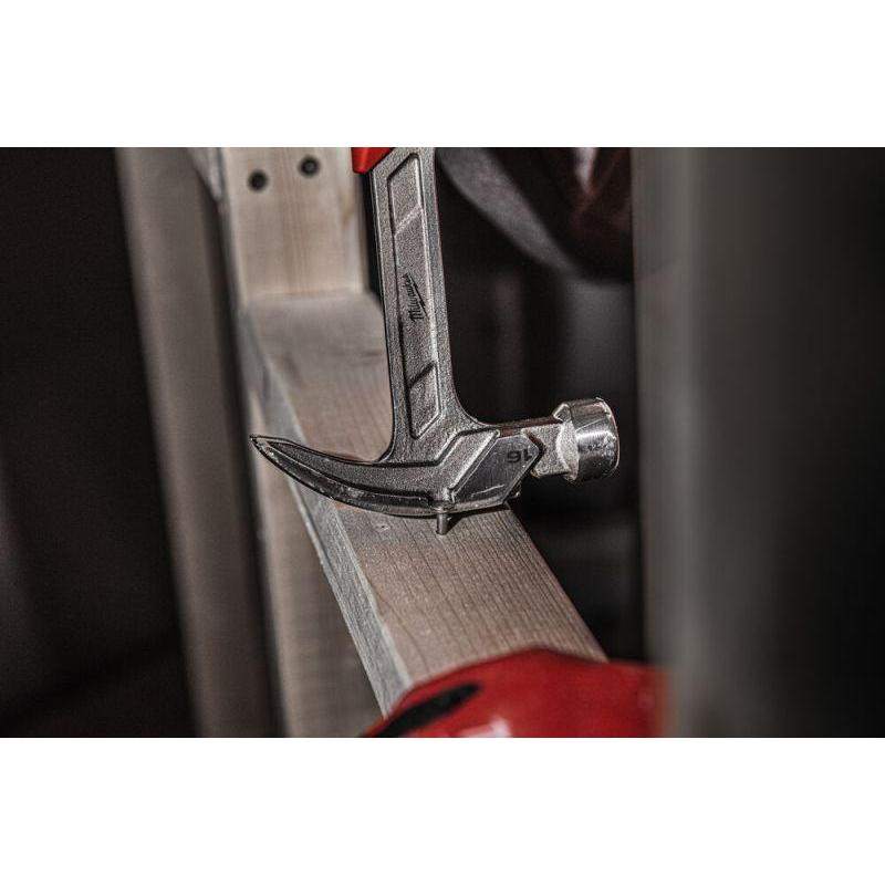 4932478653 - Młotek ciesielski z trzonkiem stalowym, pazur prosty, 0,45 kg