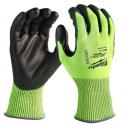 4932479927 - Cut resistant gloves, reflective, protection level 4/D, size M/8