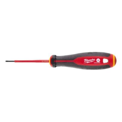 4932478712 - Wkrętak izolowany VDE płaski, 0,4 x 2,5 x 75 mm