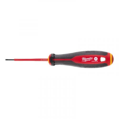 4932478712 - Insulated screwdriver VDE slotted, SL 0.4 x 2.5 x 75 mm