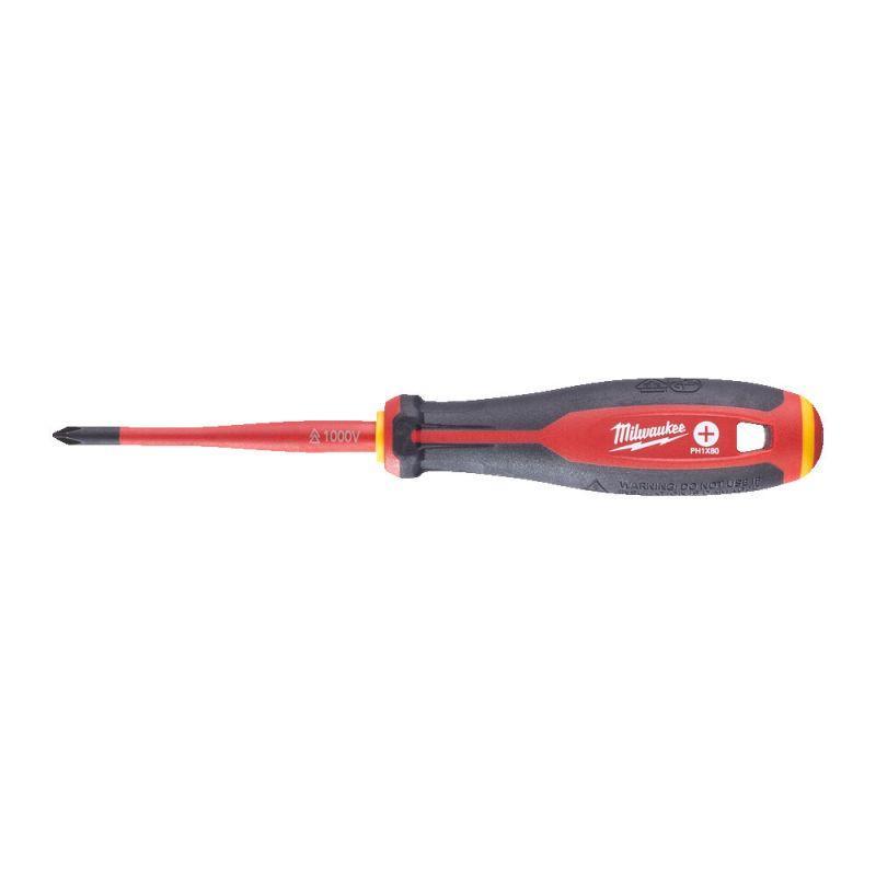4932478720 - Wkrętak izolowany VDE do śrub Phillips, PH0 x 60 mm 4932478720 - Wkrętak izolowany VDE do śrub Phillips, PH0 x 60 mm