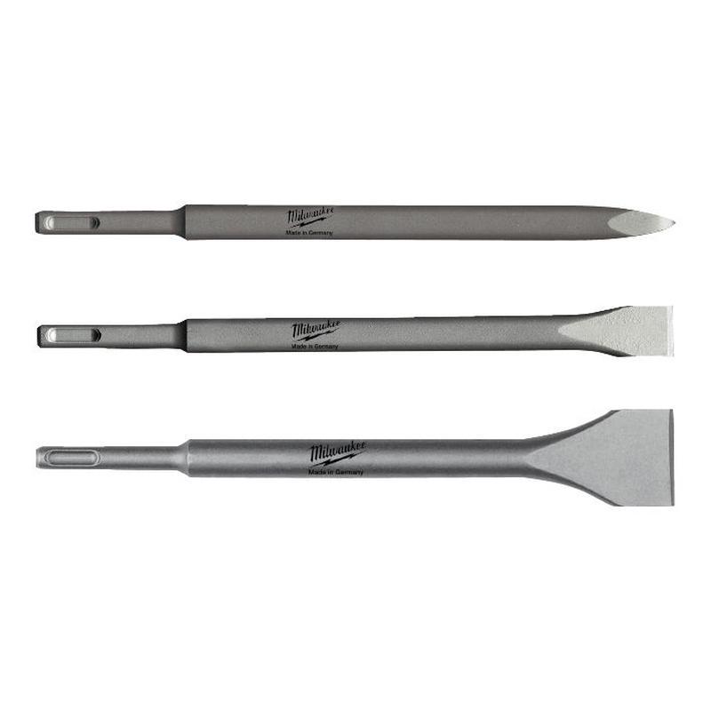 4932430001 - Zestaw dłut SDS-Plus (wąskie, szerokie, szpicak), 250 mm (3 szt.) 4932430001 - Zestaw dłut SDS-Plus (wąskie, szerokie, szpicak), 250 mm (3 szt.)