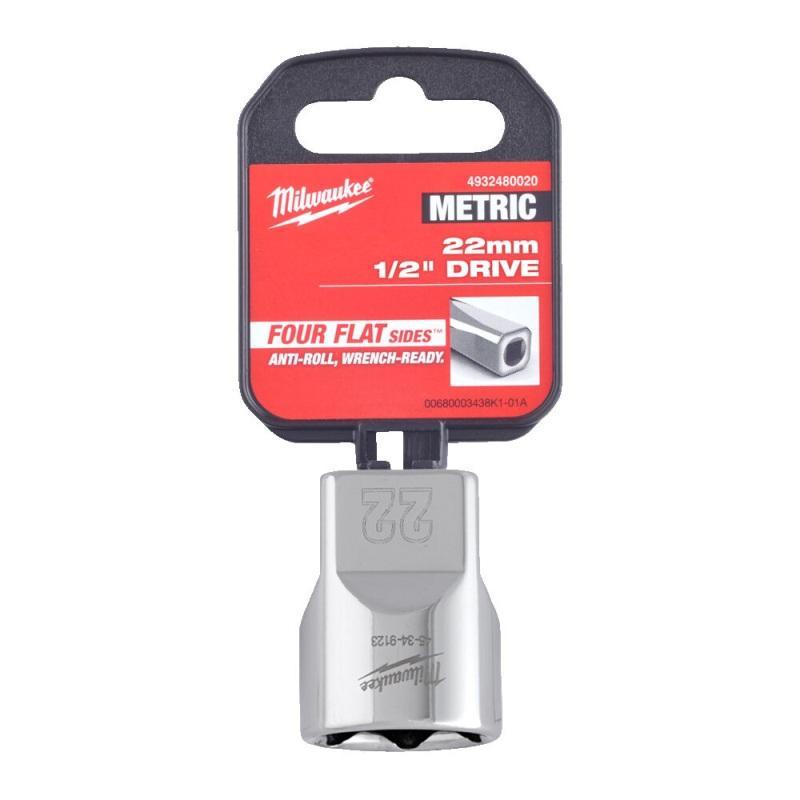 4932480020 - Nasadka 1/2" 6-kątna, krótka, metryczna, 22 mm