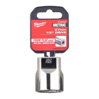 4932480025 - Nasadka 1/2" 6-kątna, krótka, metryczna, 27 mm