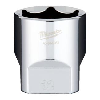 4932480028 - Nasadka 1/2" 6-kątna, krótka, metryczna, 32 mm