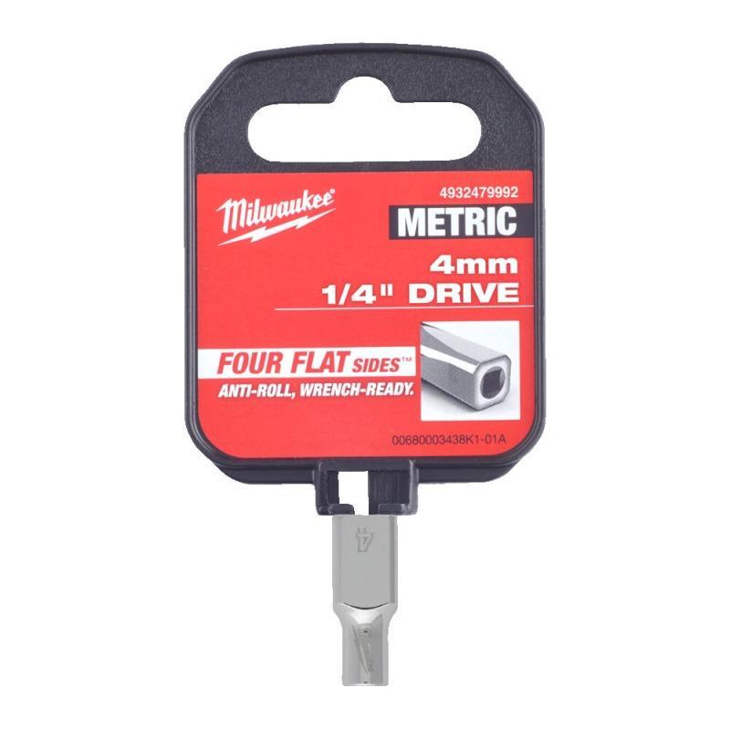4932479992 - Nasadka 1/4" 6-kątna, krótka, metryczna, 4 mm 4932479992 - Nasadka 1/4" 6-kątna, krótka, metryczna, 4 mm