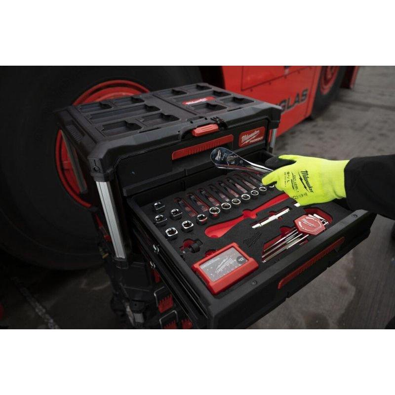 4932480716 - Moduł nasadek i akcesoriów 1/2" do szuflad PACKOUT, 10 - 24 mm (70 szt.), wkładka piankowa 4932480716 - Moduł nasadek i akcesoriów 1/2" do szuflad PACKOUT, 10 - 24 mm (70 szt.), wkładka piankowa