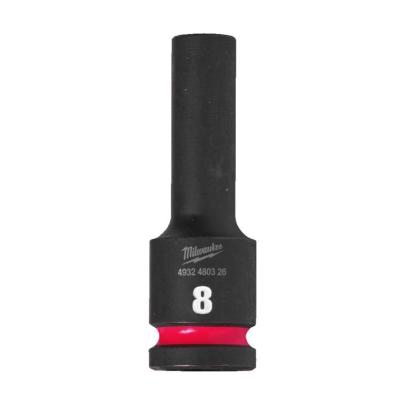 4932480326 - Nasadka udarowa Shockwave 1/2" 6-kątna, długa, metryczna, 8 mm