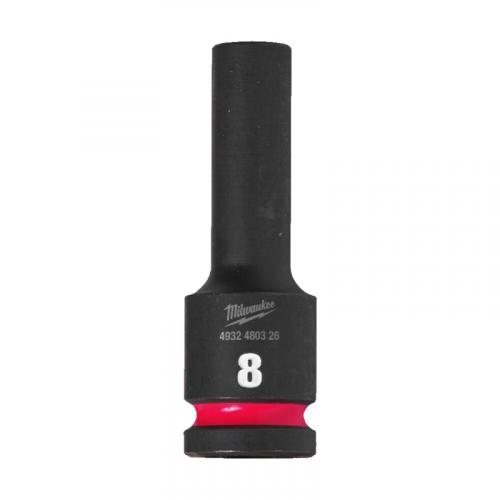 4932480326 - 1/2" SHOCKWAVE™ hex impact socket, long, metric, 8 mm