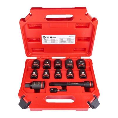 4932480456 - Zestaw nasadek udarowych Shockwave z akcesoriami 1/2", 10 - 24 mm (13 szt.)