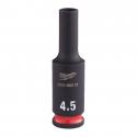 4932480252 - 1/4" SHOCKWAVE™ hex impact socket, long, metric, 4.5 mm