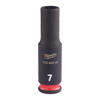 4932480256 - Nasadka udarowa Shockwave 1/4" 6-kątna, długa, metryczna, 7 mm