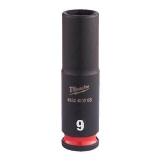 4932480258 - Nasadka udarowa Shockwave 1/4" 6-kątna, długa, metryczna, 9 mm