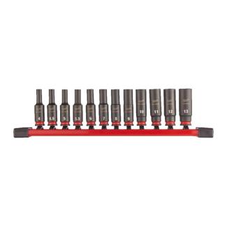 4932480453 - Zestaw nasadek udarowych długich Shockwave 1/4", 4 - 13 mm (12 szt.)