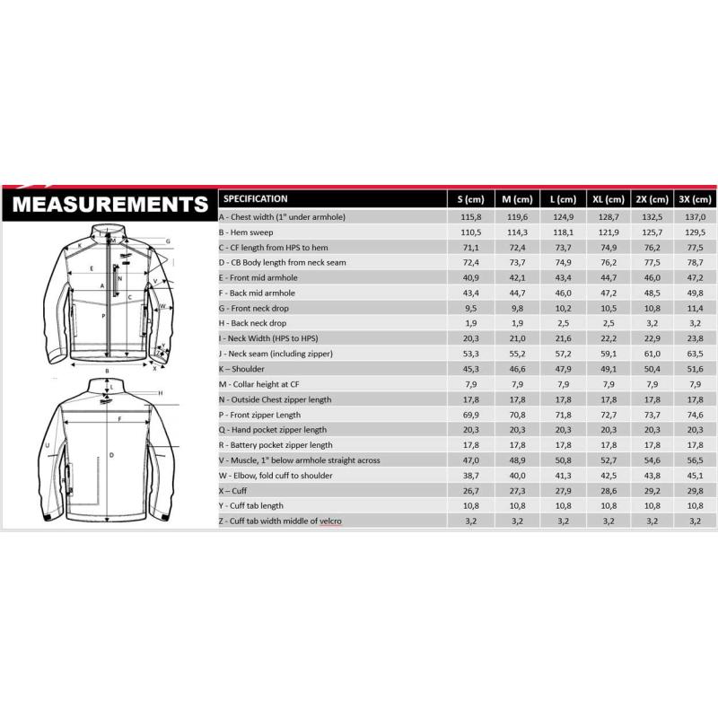 M12 HJ GREY5-0 (L) - Kurtka podgrzewana męska premium, M12™ Li-ion 12 V, rozmiar L, szara