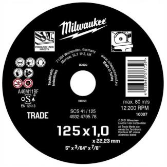 4932479578 - Tarcza do cięcia metalu, 125 x 1 x 22,2 mm (1 szt.)