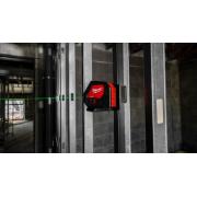 CLL-C - Alkaliczny laser krzyżowy z zieloną wiązką, 4 x AA, w walizce