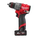 M12 FPD2-402X - Sub compact percussion drill 12 V, 4.0 Ah, FUEL™, in case, with 2 batteries and charger, 4933479869