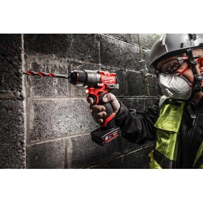 M12 FPD2-602X - Subkompaktowa wiertarko-wkrętarka udarowa 12 V, 6.0 Ah, FUEL™, w walizce, z 2 akumulatorami i ładowarką