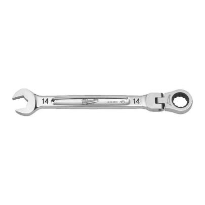 4932480187 - Klucz płasko-oczkowy przegubowy z grzechotką Maxbite, 14 mm