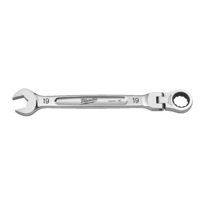 4932480192 - Klucz płasko-oczkowy przegubowy z grzechotką Maxbite, 19 mm