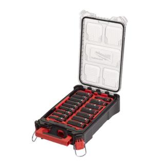 4932480943 - Zestaw nasadek udarowych długich Shockwave 1/2" z przedłużką, 10 - 24 mm, w organizerze PACKOUT™ średnim (17 szt.)