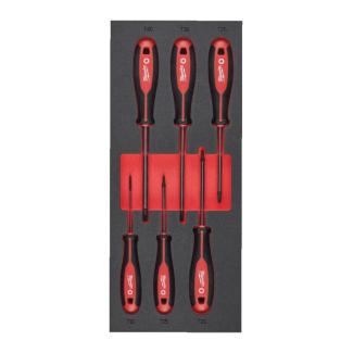 4932492392 - Moduł wkrętaków do śrub Torx, T10 - T40 (6 szt.), wkładka piankowa