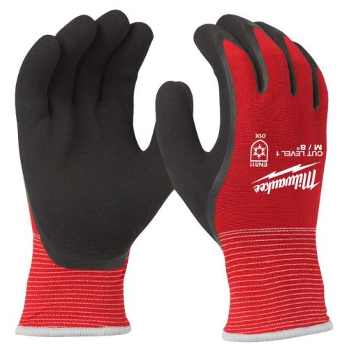 Rękawice zimowe, odporne na przecięcia, poziom ochrony 1, rozmiar XL/10, opakowanie 12 szt.