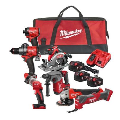 M18 FPP7A-503B - Zestaw POWERPACK M18™, M18 FPD2, M18 FID2, FSAG115X,  3 x 5.0 Ah + ładowarka