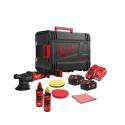 M18 FROP15-502X KIT - Random orbital polisher with 15mm stroke + accessories 18V 5.0Ah, FUEL™, with 2 batteries, 4933492352