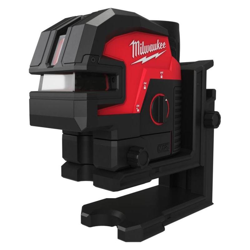 M12 CLL4P-0C - Laser krzyżowy z 4 punktami 12 V, w walizce, bez wyposażenia
