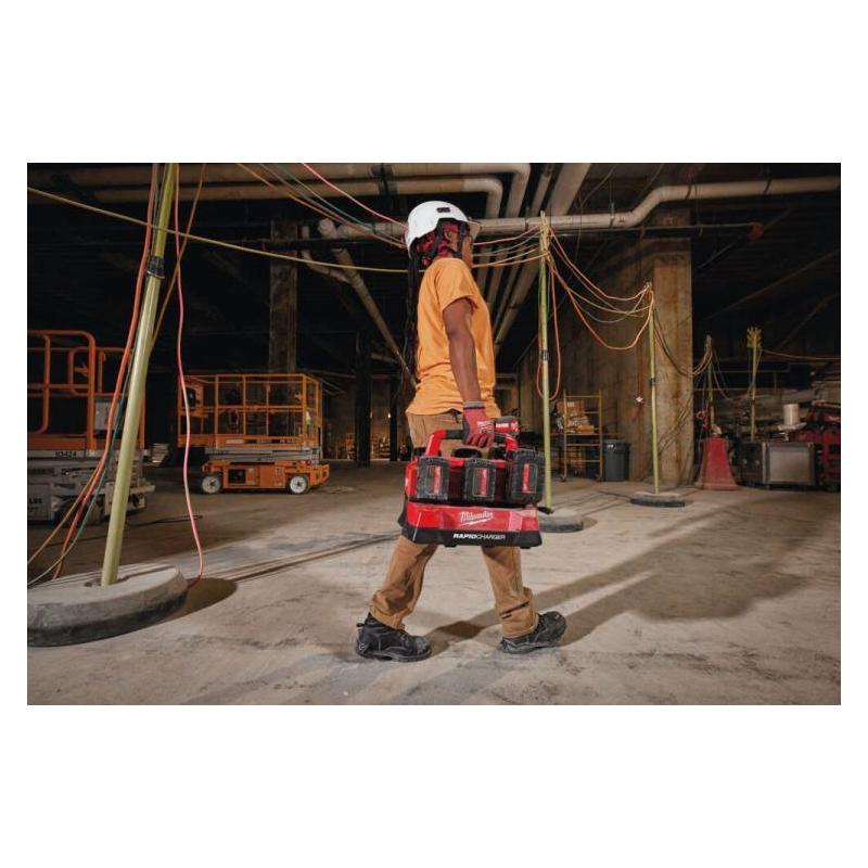 M18 PC6 - Szybka ładowarka 6-portowa PACKOUT M18™, 18 V, 2.0, 4.0, 5.0, 3.0, 5.5, 8.0 & 12.0