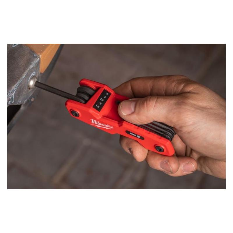 4932480978 - Zestaw składanych kluczy trzpieniowych zagiętych, 6-kątnych, 1,5 - 8 mm (8 szt.)