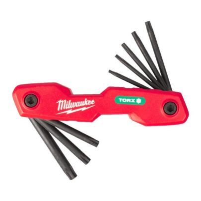 4932480979 - Zestaw składanych kluczy trzpieniowych zagiętych Torx, T9 - T40 (8 szt.)