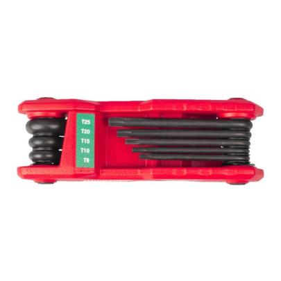 4932480979 - Zestaw składanych kluczy trzpieniowych zagiętych Torx, T9 - T40 (8 szt.)