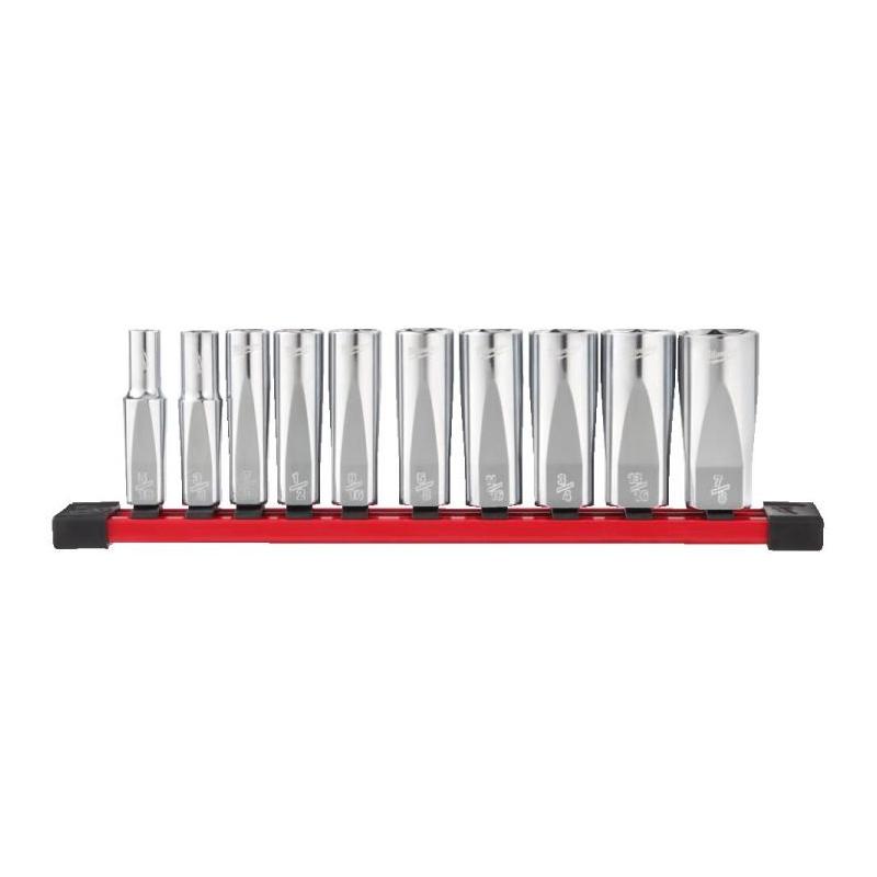 4932492510 - Zestaw nasadek calowych długich 3/8", 6-kątnych, 5/16" - 7/8" (10 szt.) 4932492510 - Zestaw nasadek calowych długich 3/8", 6-kątnych, 5/16" - 7/8" (10 szt.)